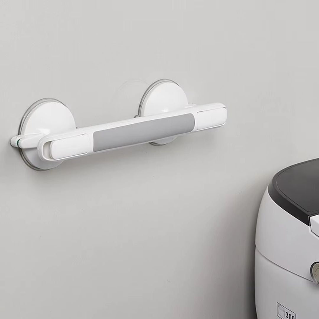 Bathroom Suction Grab - Bar No Drill | Safety Support Handle for Shower Bathtub Toilet and Daily Bathroom Stability Neriona
