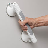Bathroom Suction Grab - Bar No Drill | Safety Support Handle for Shower Bathtub Toilet and Daily Bathroom Stability Neriona 1x Grab Bar