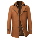 Elias – Business Winter Jacket | Men's Warm Smart Casual Coat For Work & Everyday Wear Neriona Brown