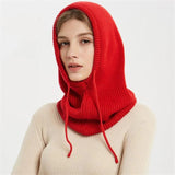 Elvane – Cashmere-Blend Knit Beanie | Adjustable Warm Winter Hat For Everyday Wear Neriona Red
