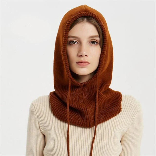 Elvane – Cashmere-Blend Knit Beanie | Adjustable Warm Winter Hat For Everyday Wear Neriona Brown