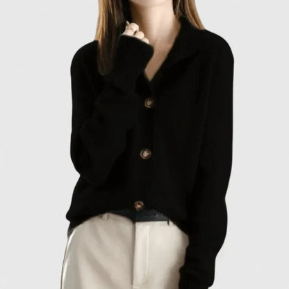 Josephine | Refined Collared Cardigan