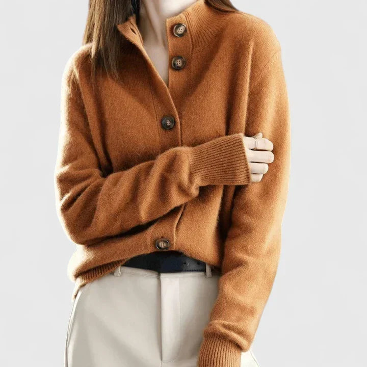 Josephine | Refined Collared Cardigan