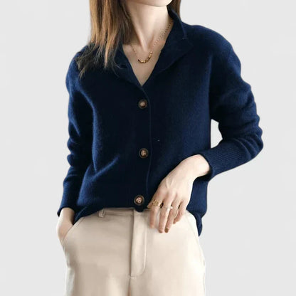 Josephine | Refined Collared Cardigan