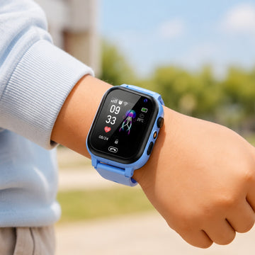 Kids GPS Smart Watch - Calling & SOS | Children’s Safety Watch with GPS Tracking Video Call and Camera Neriona Blue