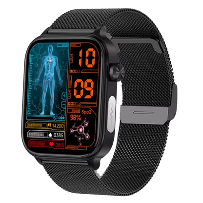 NexaCore Smartwatch – Health & Fitness Tracking | Bluetooth Calling, AMOLED Display & Everyday Smart Features Neriona Black net