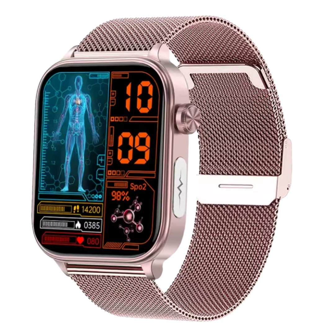 NexaCore Smartwatch – Health & Fitness Tracking | Bluetooth Calling, AMOLED Display & Everyday Smart Features Neriona Pink net
