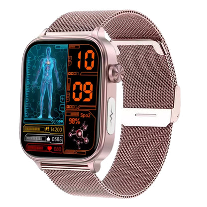 NexaCore Smartwatch – Health & Fitness Tracking | Bluetooth Calling, AMOLED Display & Everyday Smart Features Neriona Pink net