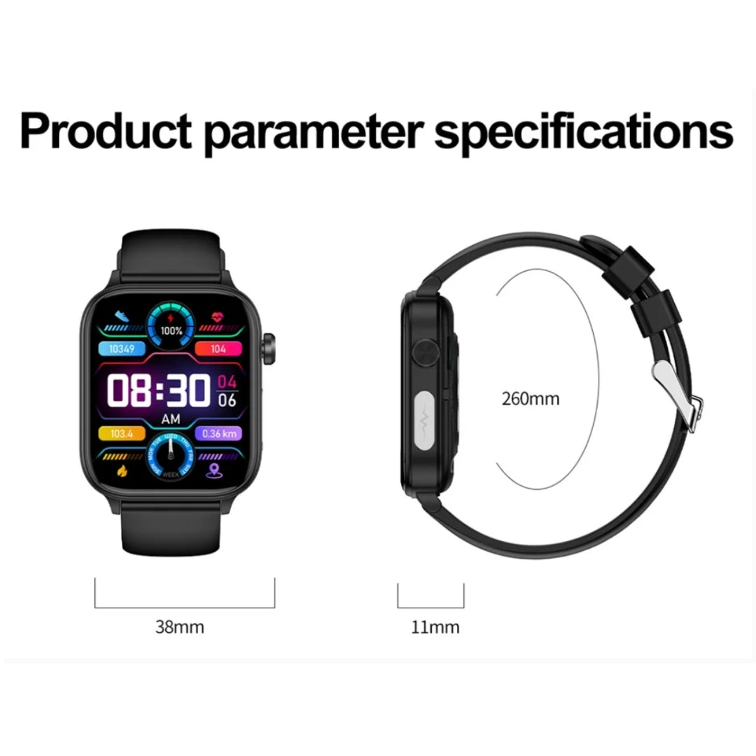 NexaCore Smartwatch – Health & Fitness Tracking | Bluetooth Calling, AMOLED Display & Everyday Smart Features Neriona