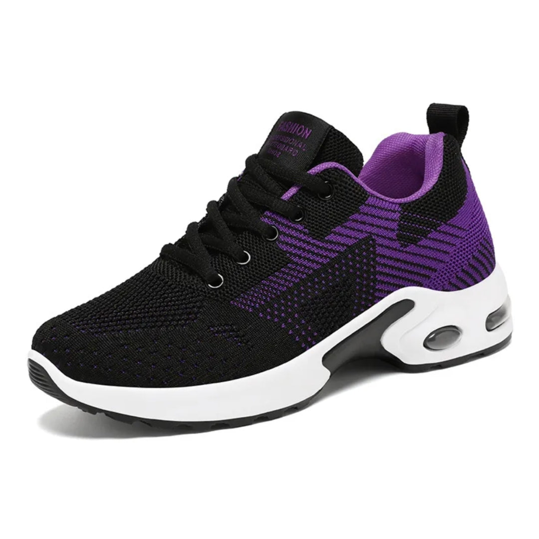 Alex – Orthopedic Shoes | Air Cushion Non-Slip Walking Sneakers Neriona Purple Black