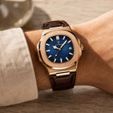 Lisbon Leather Watch – Refined Men's Timepiece | Timeless Design for Business & Everyday Wear