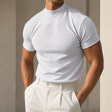 Men's Summer T-Shirt – Athletic Muscle Fit | Lightweight Stretch Comfort for Everyday Wear