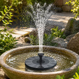 Solar Fountain Pump – Floating Water Fountain for Pond & Pool | Outdoor Solar Water Feature with Spray Nozzles