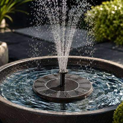 Solar Fountain Pump – Floating Water Fountain for Pond & Pool | Outdoor Solar Water Feature with Spray Nozzles Neriona 2 items
