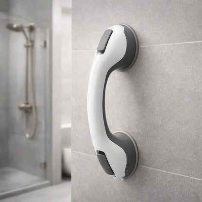 Shower Safety Grab Bar – Strong Suction And Secure Grip | Bathroom Handle For Toilet Or Bathtub With No Drill Install Neriona 2x Grab Bar