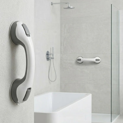 Shower Safety Grab Bar – Strong Suction And Secure Grip | Bathroom Handle For Toilet Or Bathtub With No Drill Install Neriona