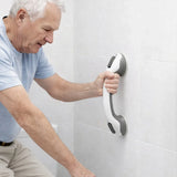 Shower Safety Grab Bar – Strong Suction And Secure Grip | Bathroom Handle For Toilet Or Bathtub With No Drill Install