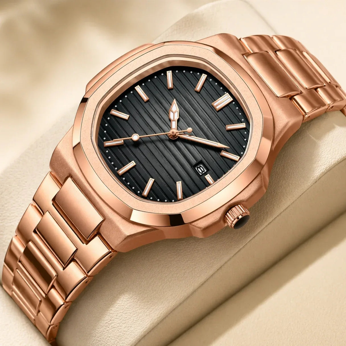 Arven - Men’s Watch With Bold Design And Strong Presence | Modern Timepiece With Sport And Business Character And Luminous Detail Neriona Gold Black