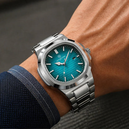 Arven - Men’s Watch With Bold Design And Strong Presence | Modern Timepiece With Sport And Business Character And Luminous Detail Neriona Silver Lake Blue