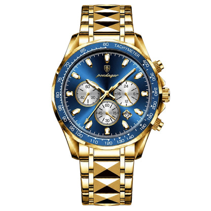 The Executive Chronograph – Business Quartz Watch | Refined Watch for Modern Everyday Wear Neriona Gold Ocean