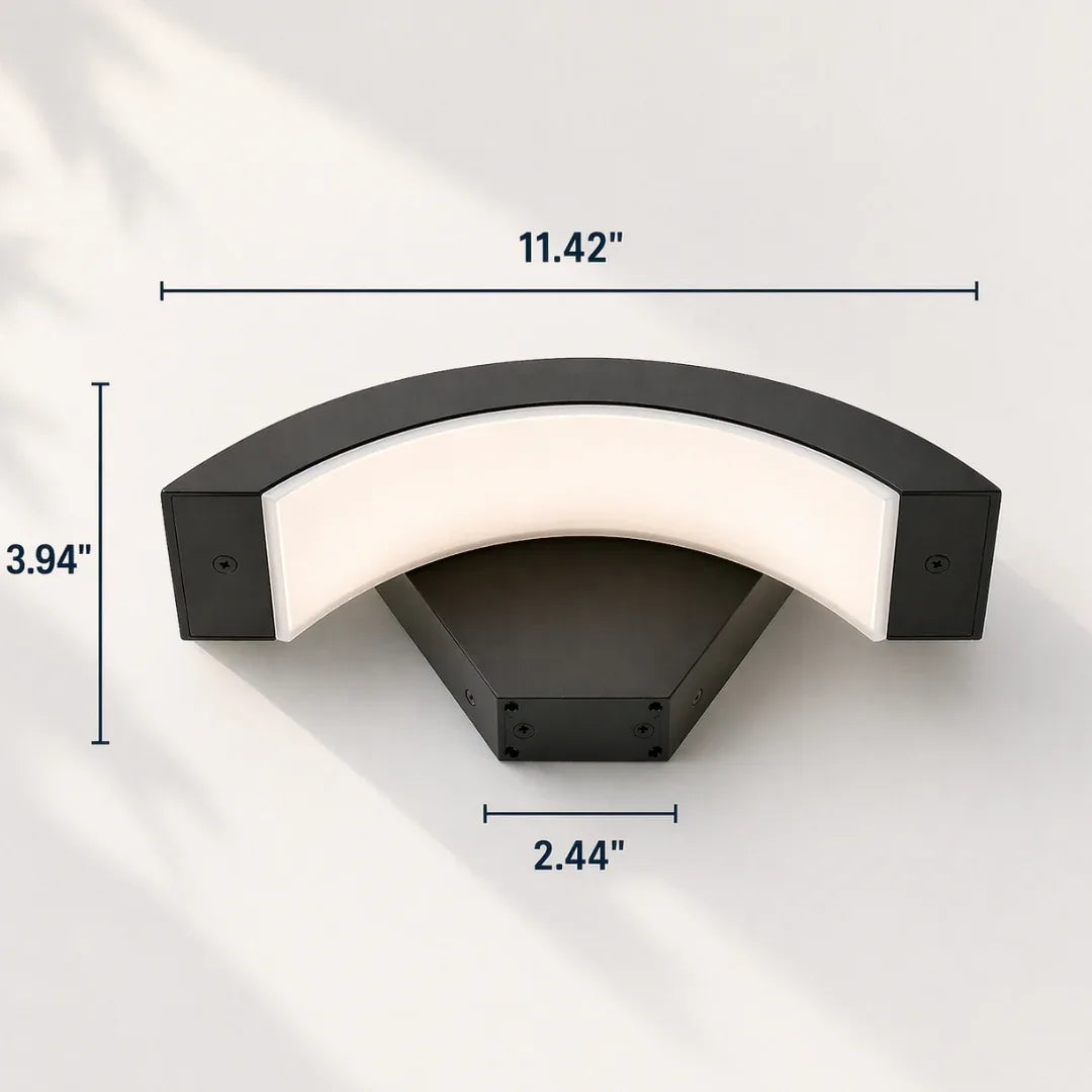 Outdoor Wall Light – Motion Sensor With Modern Design | Exterior Light For Entrance Or Pathway With Up And Down Lighting Neriona