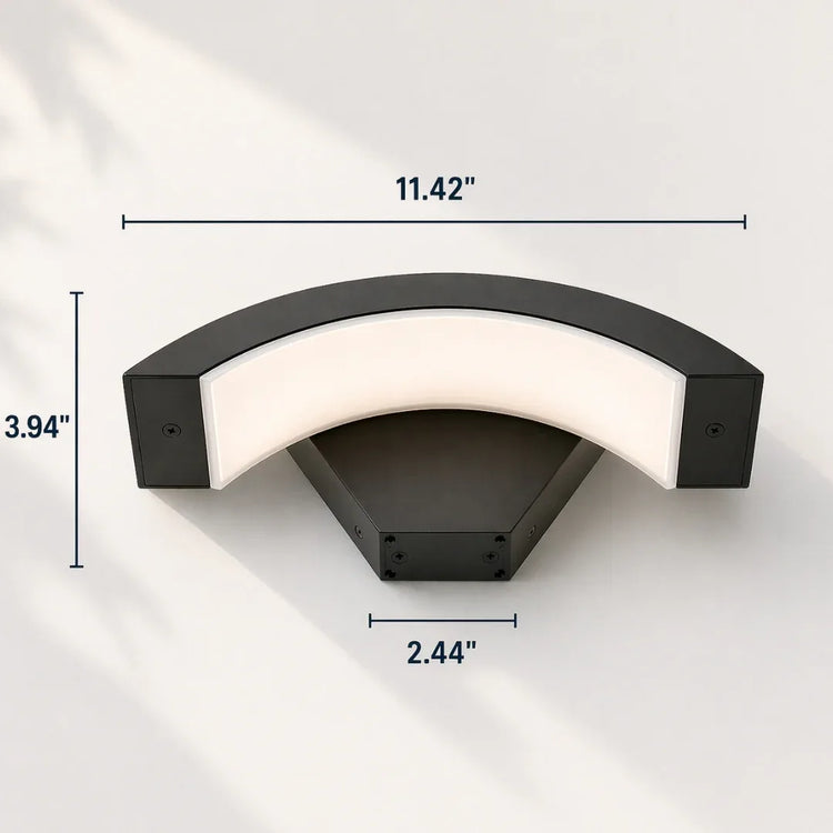 Outdoor Wall Light – Motion Sensor With Modern Design | Exterior Light For Entrance Or Pathway With Up And Down Lighting Neriona