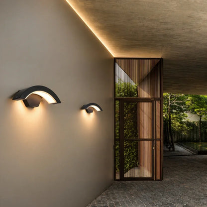Outdoor Wall Light – Motion Sensor With Modern Design | Exterior Light For Entrance Or Pathway With Up And Down Lighting Neriona