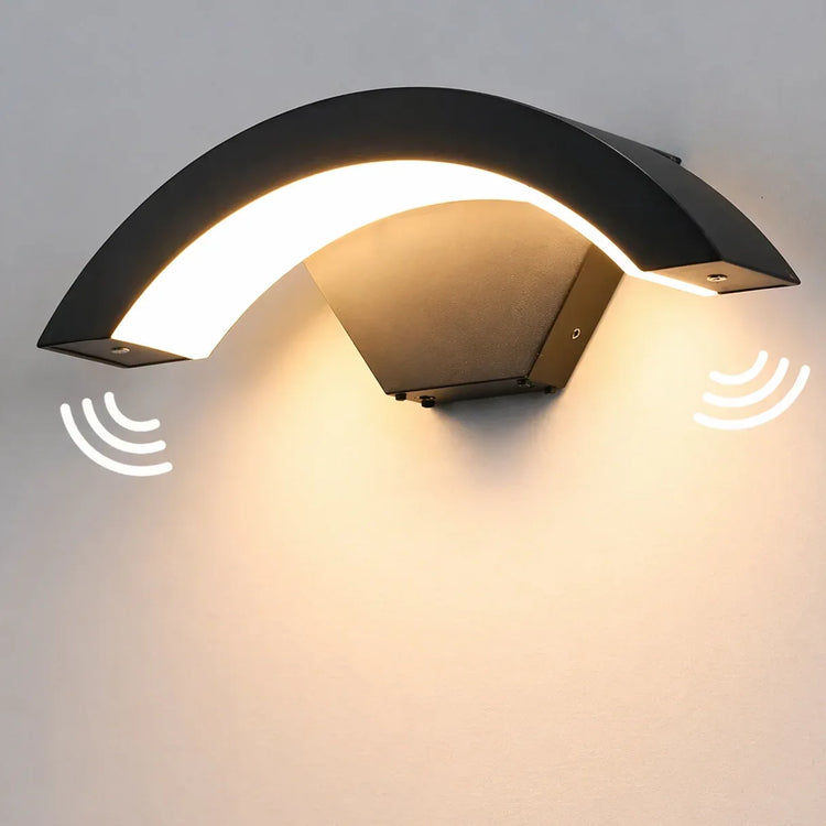 Outdoor Wall Light – Motion Sensor With Modern Design | Exterior Light For Entrance Or Pathway With Up And Down Lighting Neriona