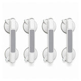 Bathroom Suction Grab - Bar No Drill | Safety Support Handle for Shower Bathtub Toilet and Daily Bathroom Stability Neriona 4x Grab Bar