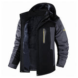 EverPeak – Insulated Winter Jacket | Fleece-Lined Hooded Coat For Cold Weather Men's Jackets Neriona Black