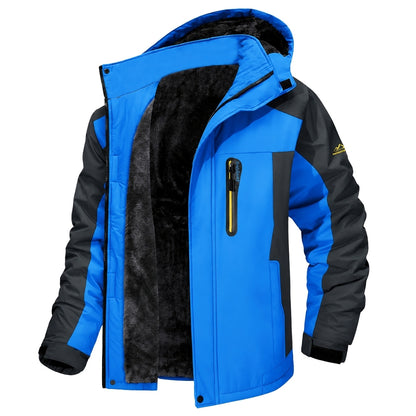 EverPeak – Insulated Winter Jacket | Fleece-Lined Hooded Coat For Cold Weather Men's Jackets Neriona Blue