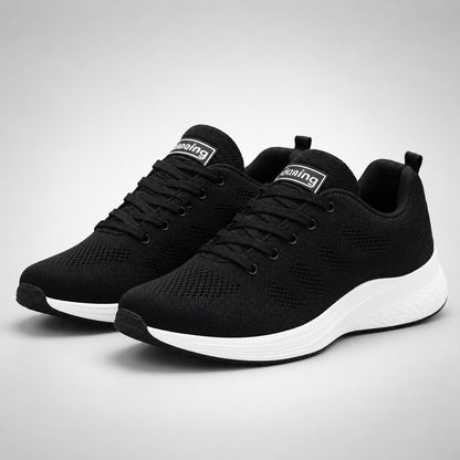 StrideEase – Women's Orthopedic Walking Shoes | Comfortable Support Sneakers Shoes Neriona Black