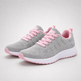 StrideEase – Women's Orthopedic Walking Shoes | Comfortable Support Sneakers Shoes Neriona Gray-Pink