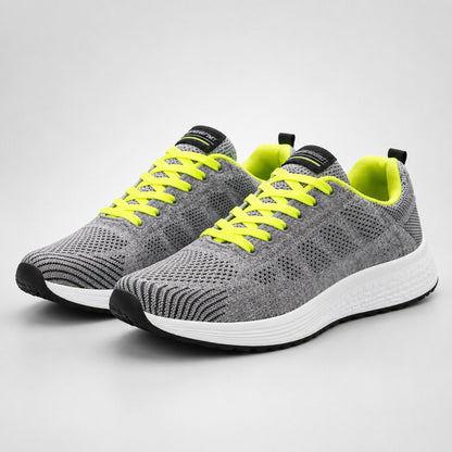 StrideEase – Women's Orthopedic Walking Shoes | Comfortable Support Sneakers Shoes Neriona Gray-Green