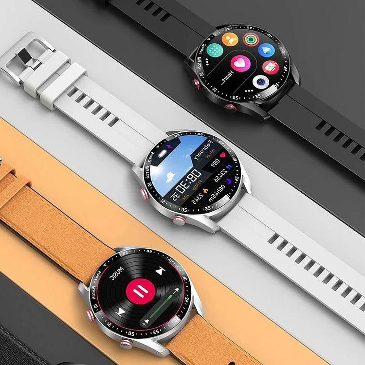 Non-Invasive Blood Glucose Test Smartwatch | Bluetooth Calling Fitness Watch with Heart Rate, Sleep and Health Monitoring Neriona