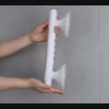 No Drill Shower Grab Bar - Vacuum Bathroom Handle | for Stability and Balance