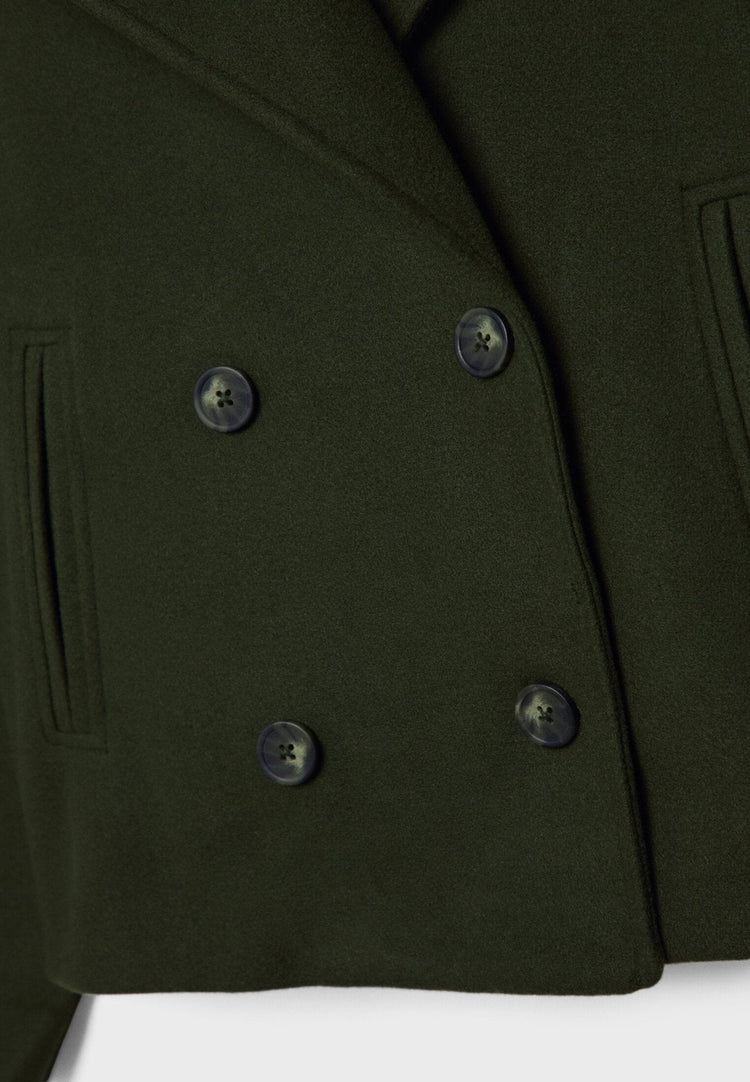 Charlotte – Cropped Double-Breasted Jacket | Classic Short Jacket For Everyday Elegance Neriona