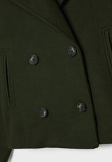 Charlotte – Cropped Double-Breasted Jacket | Classic Short Jacket For Everyday Elegance Neriona