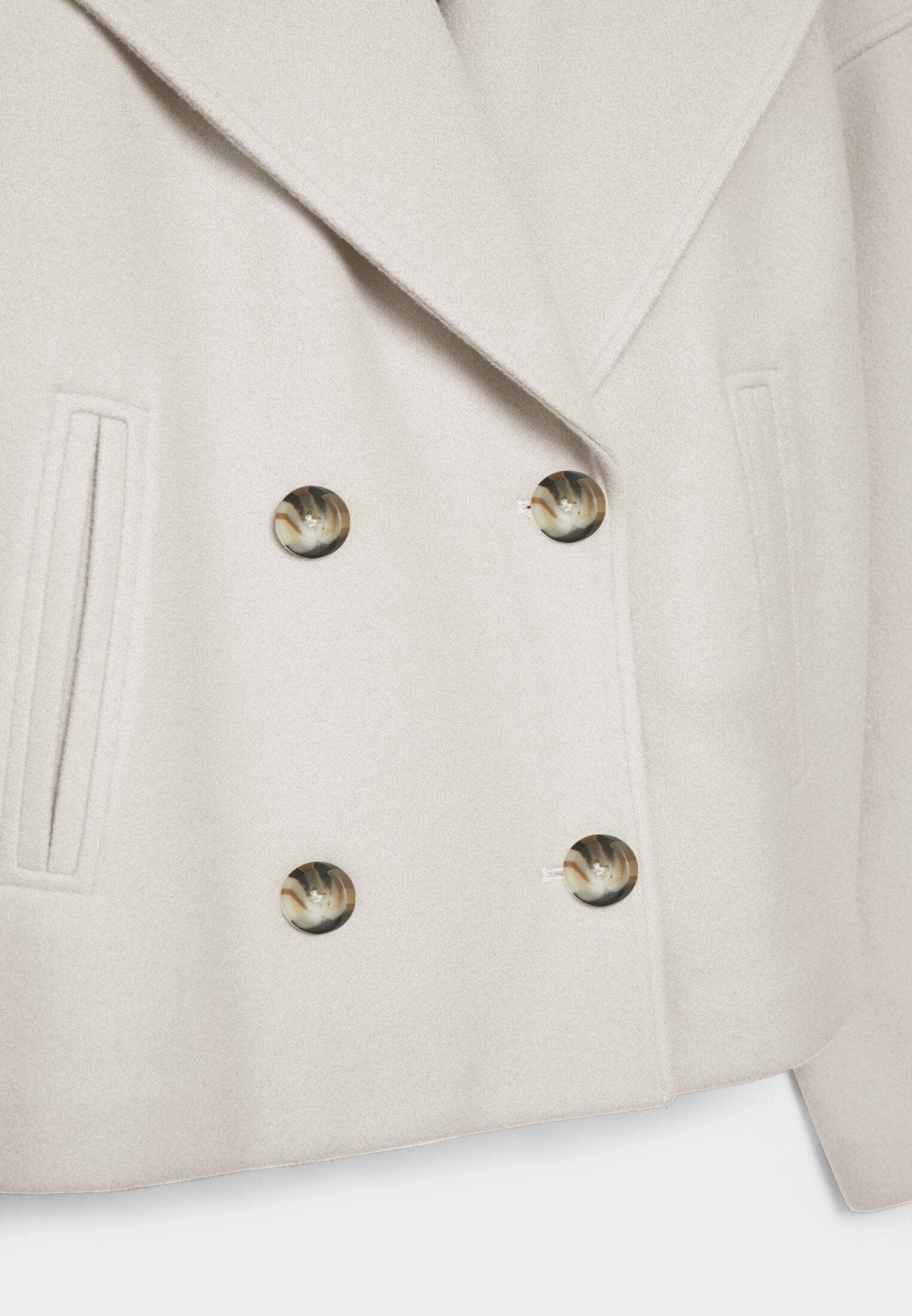 Charlotte – Cropped Double-Breasted Jacket | Classic Short Jacket For Everyday Elegance Neriona
