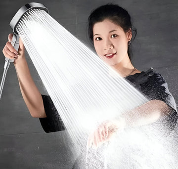 Neriona – High-Pressure Shower Head | Turbo-Boost Technology & Filtered 3-Spray Shower System