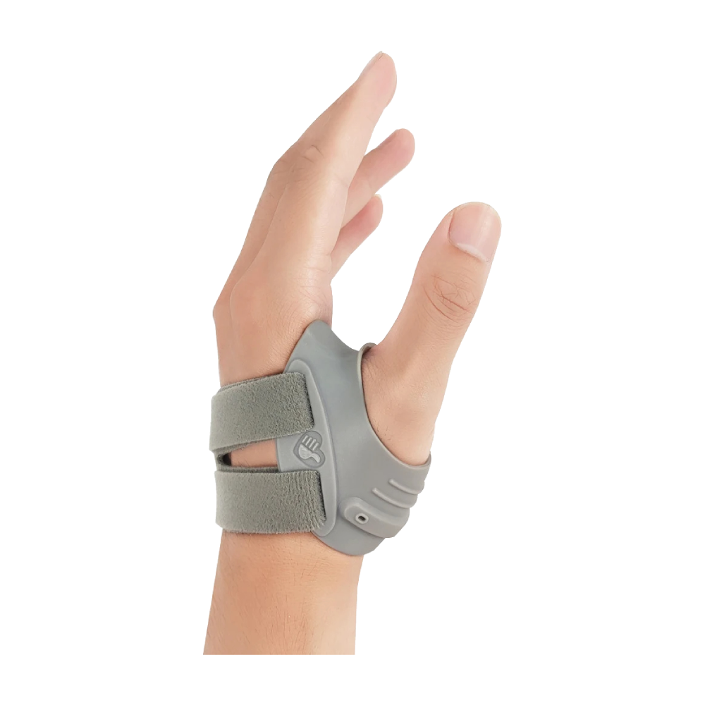 FlexGuard – CMC Thumb Support Brace | Adjustable Thumb Joint Support For Everyday Comfort Neriona Gray Left