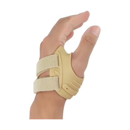 FlexGuard – CMC Thumb Support Brace | Adjustable Thumb Joint Support For Everyday Comfort Neriona Beige Left