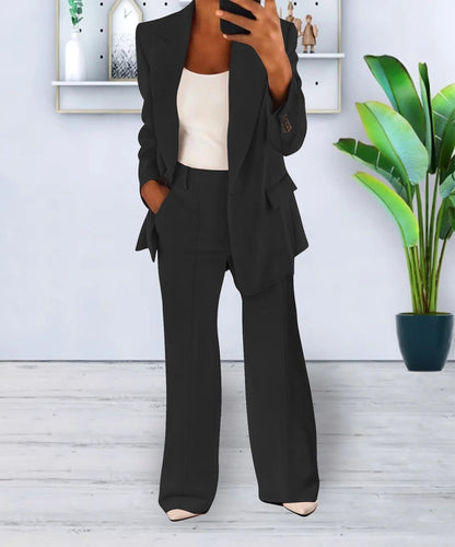 Adrienne – Two Piece Suit Set | Women's Tailored Blazer & Trousers for Work & Business Wear