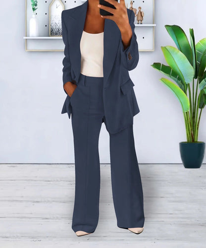 Adrienne – Two Piece Suit Set | Women's Tailored Blazer & Trousers for Work & Business Wear