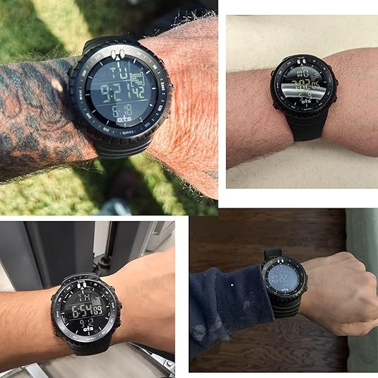 Mason – Men's Digital Sports Watch | Waterproof Tactical Watch With Alarm, Stopwatch & LED Backlight