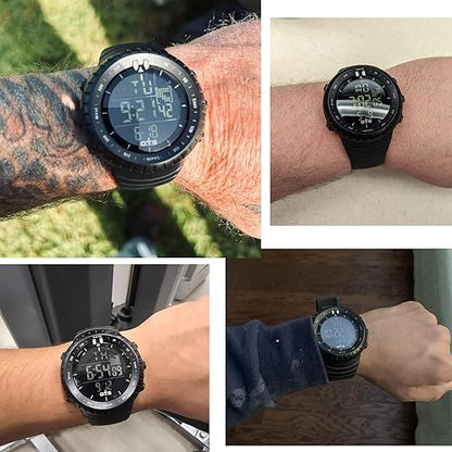 Mason – Men's Digital Sports Watch | Waterproof Tactical Watch With Alarm, Stopwatch & LED Backlight