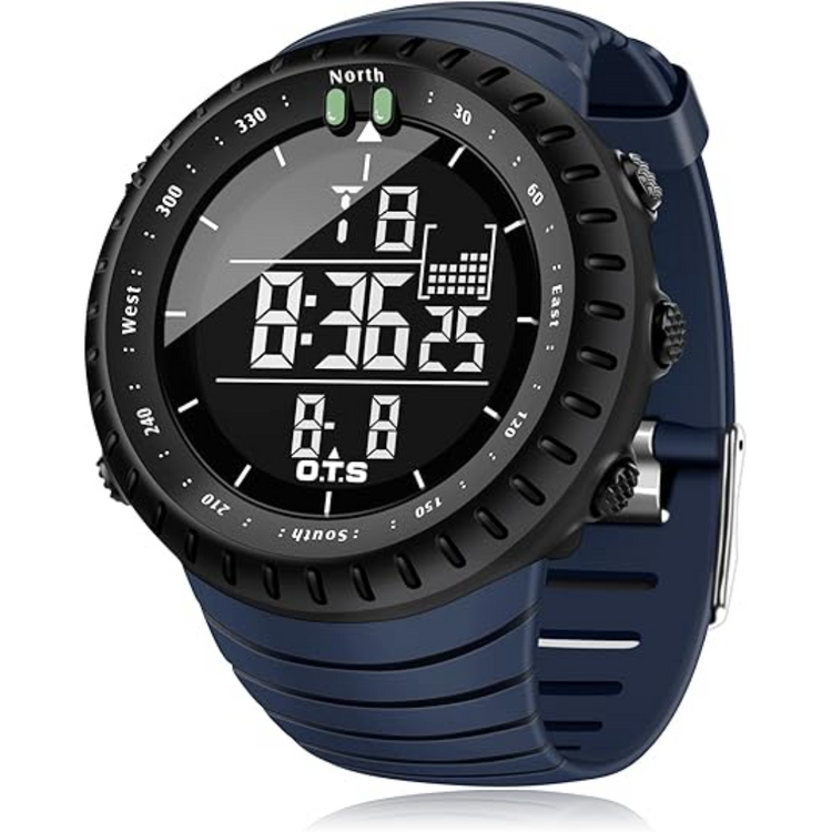 Mason – Men's Digital Sports Watch | Waterproof Tactical Watch With Alarm, Stopwatch & LED Backlight