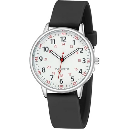 Mira – Waterproof Nurses Watch | Easy-Read Analog Medical Watch With Second Hand