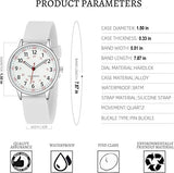 Mira – Waterproof Nurses Watch | Easy-Read Analog Medical Watch With Second Hand