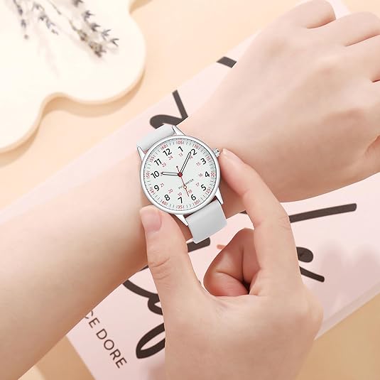 Mira – Waterproof Nurses Watch | Easy-Read Analog Medical Watch With Second Hand